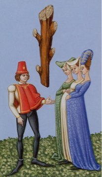 Tarotkaart 'Aas van Staven'