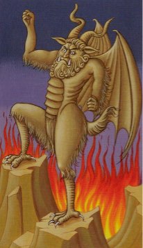 Tarotkaart 'De Duivel'