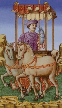 Tarotkaart 'De Zegewagen'