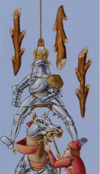Tarotkaart 'Drie van Staven'