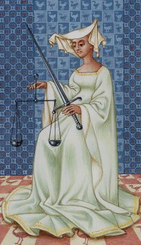 Tarotkaart 'Gerechtigheid'