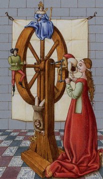 Tarotkaart 'Het Rad van Fortuin'