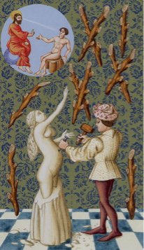 Tarotkaart 'Tien van Staven'