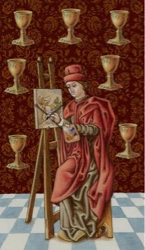 Tarotkaart 'Zeven van Kelken'