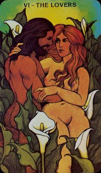 Tarotkaart 'De Geliefden'