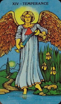 Tarotkaart 'Matigheid'