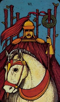 Tarotkaart 'Zes van Staven'