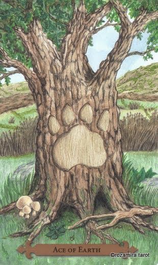 Tarotkaart 'Aas van Pentagrammen'