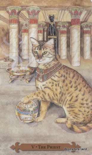 Tarotkaart 'De Hierofant'