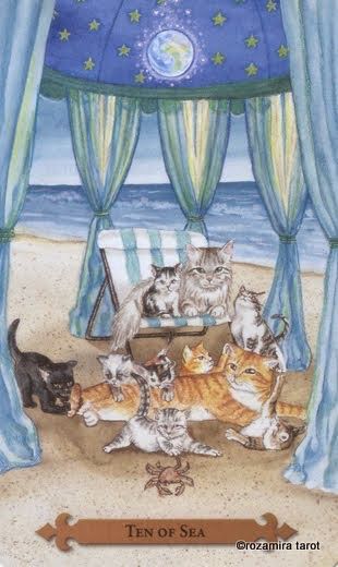 Tarotkaart 'Tien van Kelken'