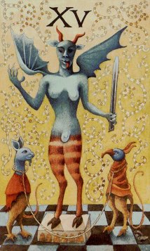 Tarotkaart 'De Duivel'