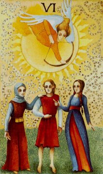 Tarotkaart 'De Geliefden'