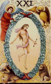 Tarotkaart 'De Wereld'