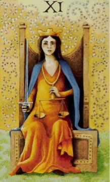 Tarotkaart 'Gerechtigheid'