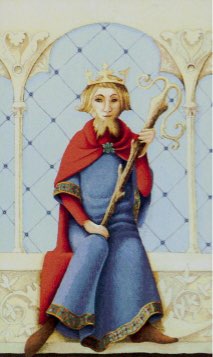 Tarotkaart 'Koning van Staven'