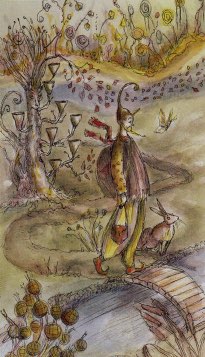 Tarotkaart 'Acht van Kelken'