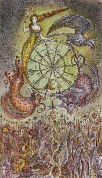 Tarotkaart 'Het Rad van Fortuin'