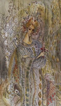 Tarotkaart 'Koning van Zwaarden'