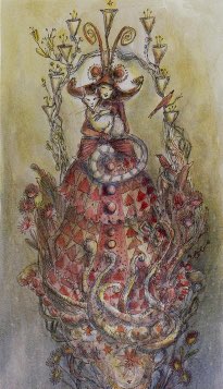 Tarotkaart 'Negen van Kelken'