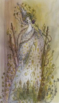 Tarotkaart 'Vier van Staven'