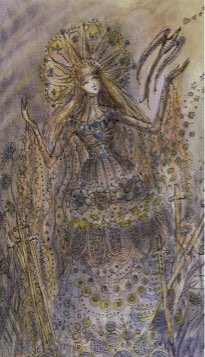 Tarotkaart 'Zes van Zwaarden'