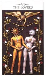 Tarotkaart 'De Geliefden'