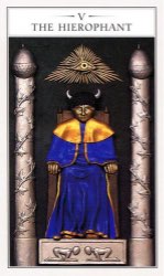 Tarotkaart 'De Hierofant'