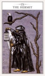Tarotkaart 'De Kluizenaar'