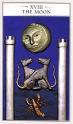 Tarotkaart 'De Maan'