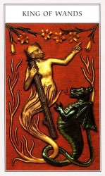 Tarotkaart 'Koning van Staven'