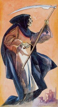 Tarotkaart 'De Dood'