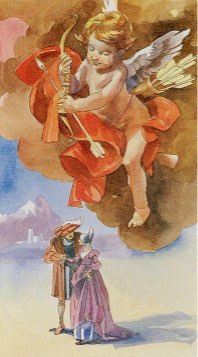 Tarotkaart 'De Geliefden'