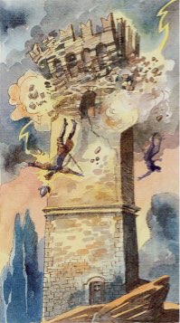 Tarotkaart 'De Toren'