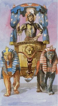 Tarotkaart 'De Zegewagen'