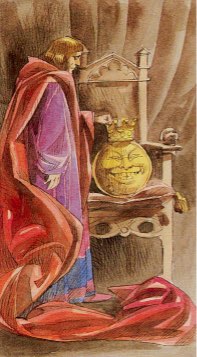 Tarotkaart 'Koning van Pentagrammen'