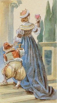 Tarotkaart 'Koningin van Kelken'
