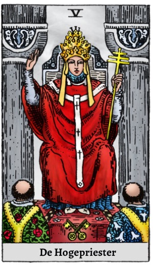 Tarotkaart 'De Hierofant'