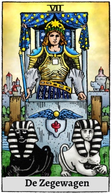Tarotkaart 'De Zegewagen'