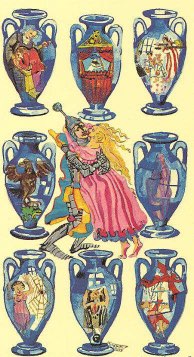 Tarotkaart 'Acht van Kelken'