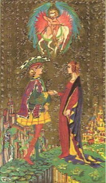 Tarotkaart 'De Geliefden'