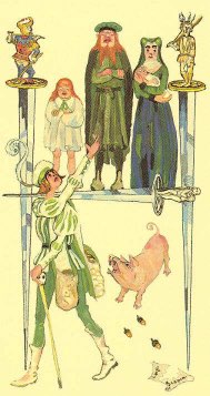 Tarotkaart 'Drie van Zwaarden'