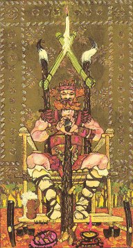 Tarotkaart 'Koning van Staven'