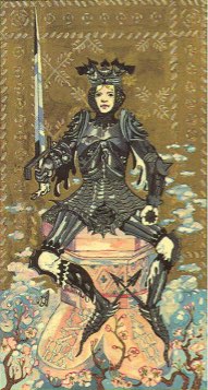 Tarotkaart 'Koning van Zwaarden'