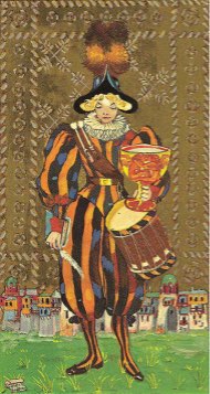 Tarotkaart 'Schildknaap van Kelken'