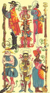 Tarotkaart 'Zes van Staven'