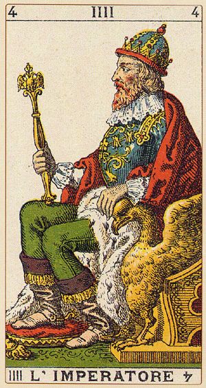 Tarotkaart 'De Keizer'