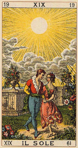 Tarotkaart 'De Zon'