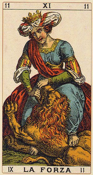 Tarotkaart 'Kracht'