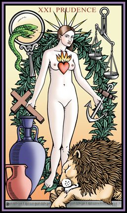 Tarotkaart 'De Wereld'
