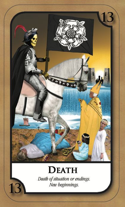 Tarotkaart 'De Dood'